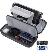 JSAUX Carrying Case Compatible with Steam Deck & ROG Ally, Protective Hard Shell Carry Case Built...