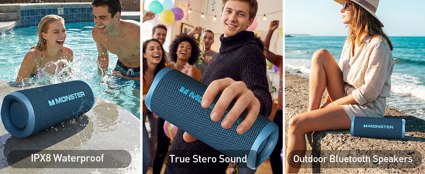 IPX8 Waterproof speakers