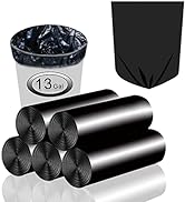 Trash Bags 13 Gallon Tall Kitchen Garbage Bags, Inwaysin Recycle Bags Black
