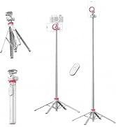 ULANZI MT44M 2-in-1 Auto Open Magnetic Phone &amp; Camera Tripod with Remote | Magsafe Wireless Exten...