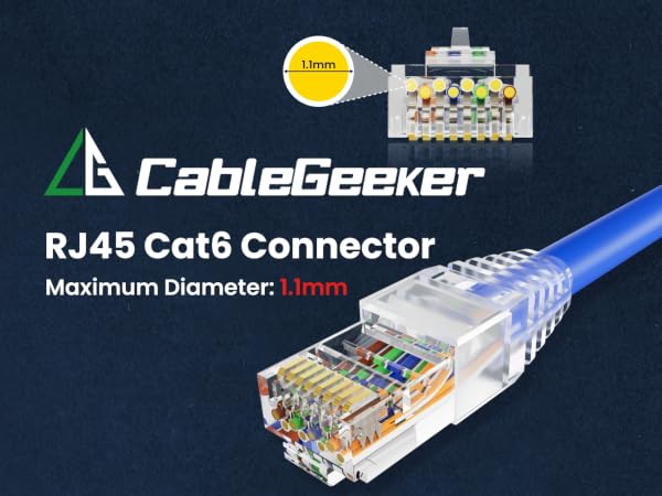 CableGeeker RJ45 Cat6 Connector