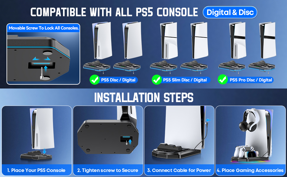 PS5 Cooling Stand