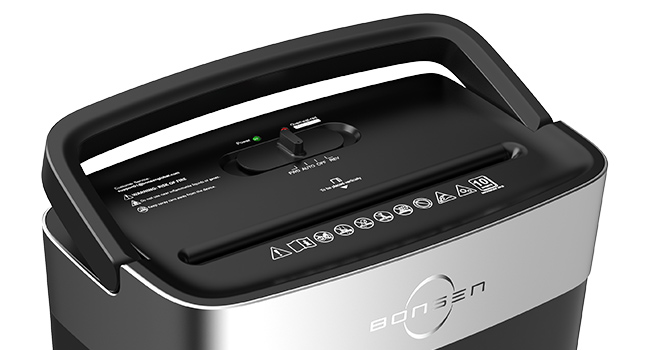 Bonsen 10-Sheet Cross Cut Paper Shredder for Home Office