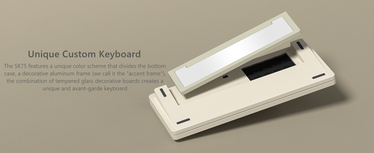 Wireless Mechanical Gaming Keyboard, VIA Custom Keyboard, RGB Creamy Gaming Keyboard