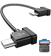 1ft USB C to Micro USB Cable for DJI Spark/Mavic Mini/Mini SE/Mavic 2/2 Pro/Air 1st Remote Contro...