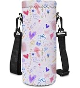 AUPET Water Bottle Bag Carrier,24oz/32oz Insulated Neoprene bottle Sling Holder Case Pouch Cover ...