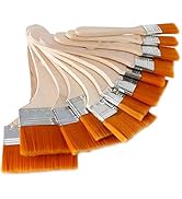 EORTA Set of 12 Art Paint Brushes Assorted Sized Nylon Painting Brushes with Wooden Handles for A...