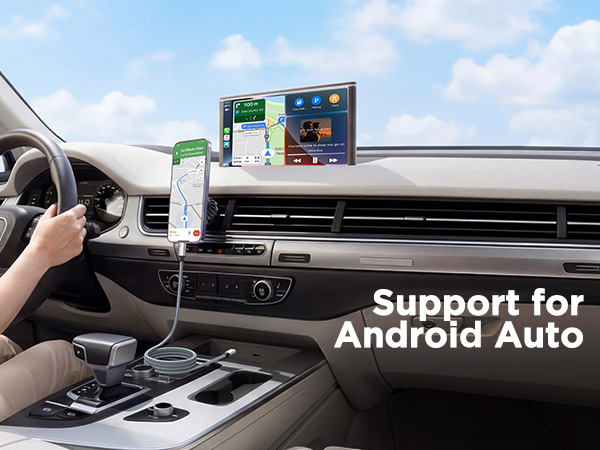 100W usb c to usb c cable supports Android Auto