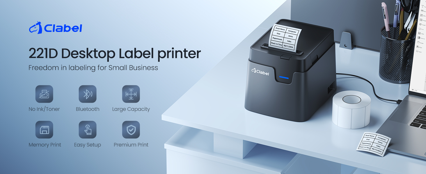 bluetooth label printer for office