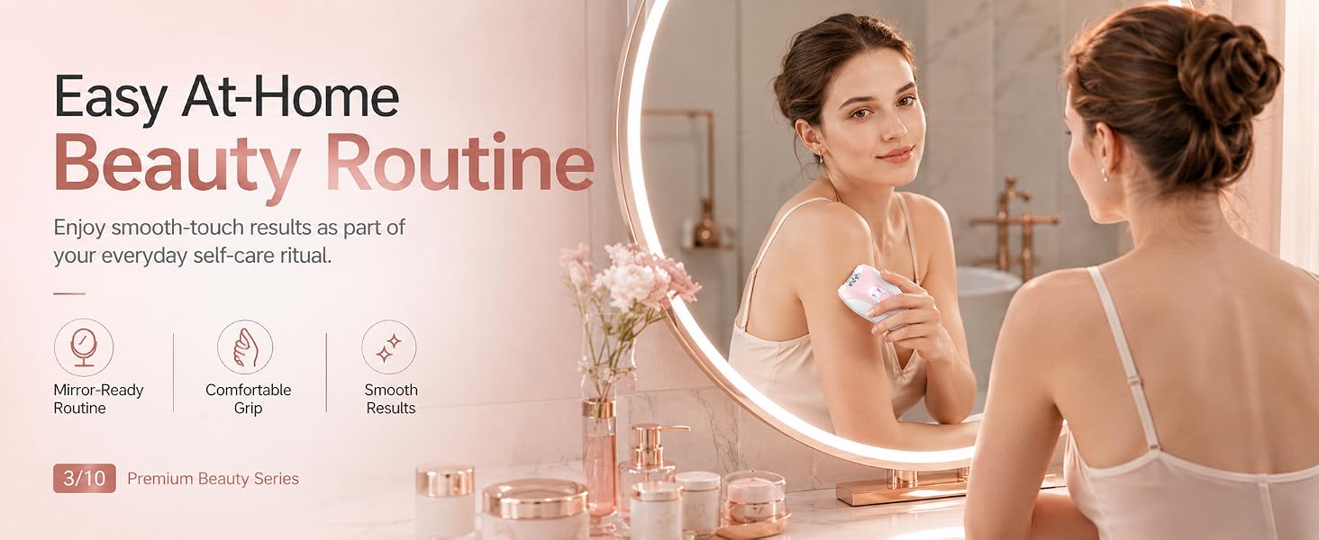 Enjoy smooth-touch results as part of your everyday self-care ritual