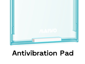 5gbps usb 3.0 Transparent White Enclosure for hard drive 