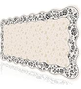 L-SPOUTTO Vintage Floral Mouse Pad,Aesthetic Scalloped Desk Mat XXL Large Gaming Mousepad,35.4x15...