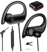 Wired Headphone 3.5mm Over Ear Buds for Chormebook Laptop PC,HiFi Audio Stereo in-Ear Noise Isola...
