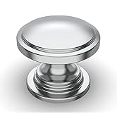 Amerdeco 10 Pack Polished Chrome Cabinet Knobs 1-1/4 Inch(32mm) Single Hole Cabinet Pulls Dresser...