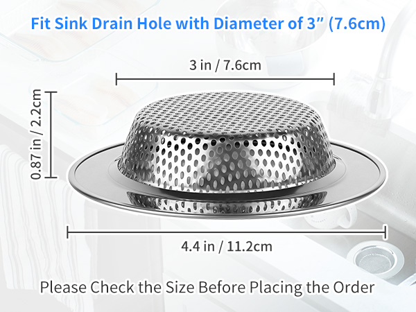 kitchen sink strainers