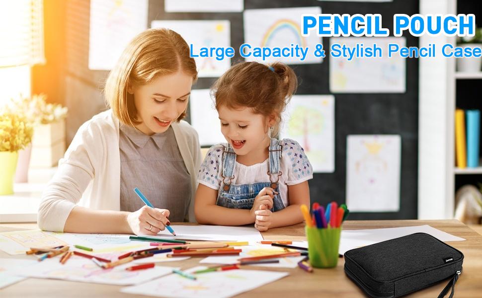 black pencil case