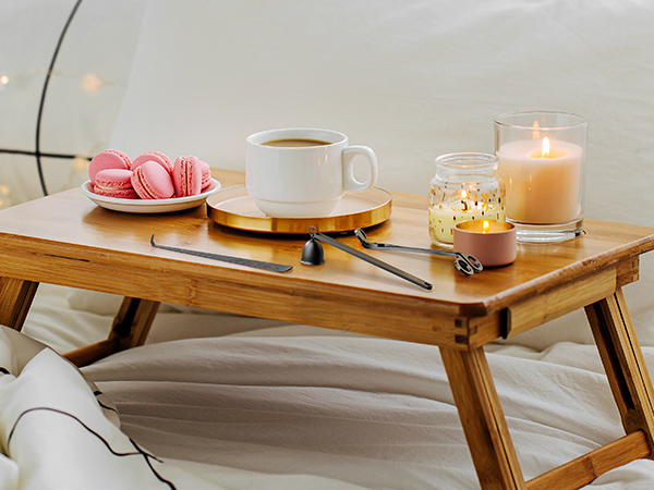 Automatic candle snuffing devices offer modern convenience.