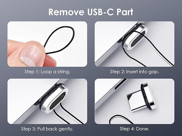 240w usb c magnetic adapter 24Pin black