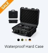 K&amp;F CONCEPT Waterproof Hard Case with Foam, IP67 Camera Case Hard Shell, Portable Protective Stor...