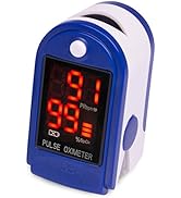 Roscoe Medical Finger Pulse Oximeter Oxygen Saturation Monitor - Pulse Ox Fingertip o2 Monitor fo...