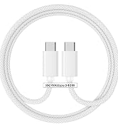 USB C to USB C Monitor Cable 8K/4K, 40Gbps USB C Fast Data Transfer 3.3FT, USB C 3.2 Gen 2 Cable ...
