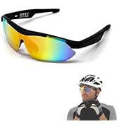 Yeabomy Cycling Bluetooth Sunglasses,Sport Smart Glasses, Built-in Mic &amp; Open Ear Music Speakers,...
