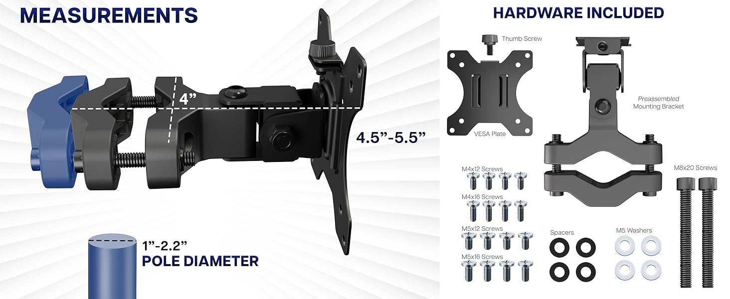 Universal Bracket Pole Mount