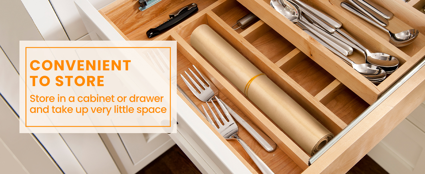 Easy to Store for this silicone baking pastry mat oven mat