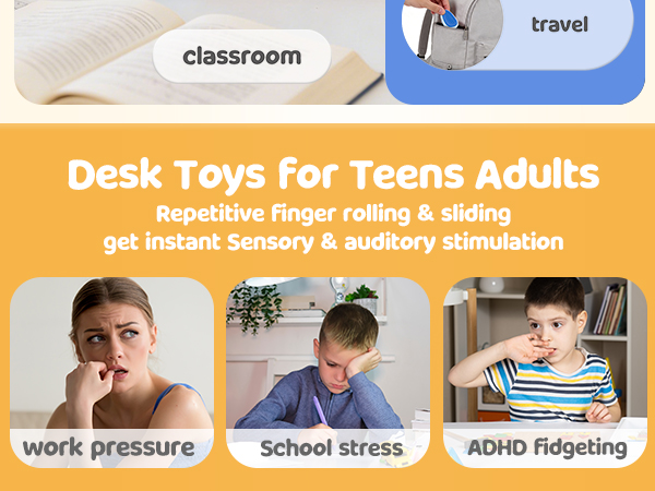 +fidget +sensory +quiet +office +worry stone