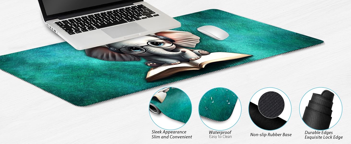 Elephant Large Gaming Mouse Pad