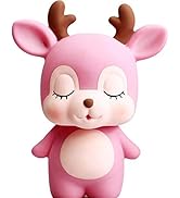 H&amp;W Cute Deer Money Bank (Pink) Unbreakable Piggy Bank Money Box Coin Bank Plastic Saving Coin Bo...
