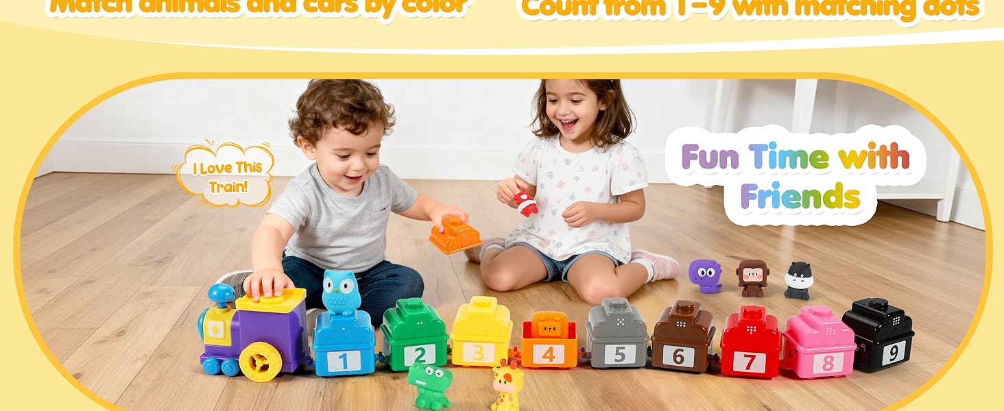 Montessori Learning Toys for 1 2 3 Years Old Boy Girl Toddler