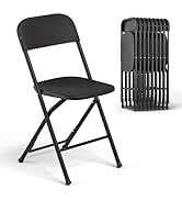 Magshion Plastic Folding Chairs 10 Pack Foldable Dinning Chairs for Wedding Parties Event Outdoor...