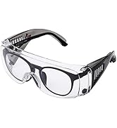 UNCO- Safety Goggles Over Glasses, Protective Goggles, Safety Goggles Anti Fog, Work Glasses, Con...