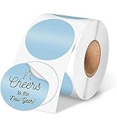 Phomemo 2” Color Circle Thermal Labels, Self-Adhesive Round Direct Sticker Labels, Circular Therm...