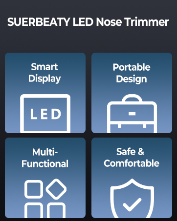 Electric Nose and Ear Hair Trimmer