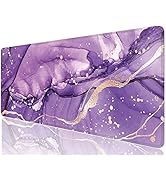 Niniubye Desk Mat, Large Mouse Pad, 32" x 12" XXL Extended Gaming Mousepad, Desktop Decor Desk Pa...