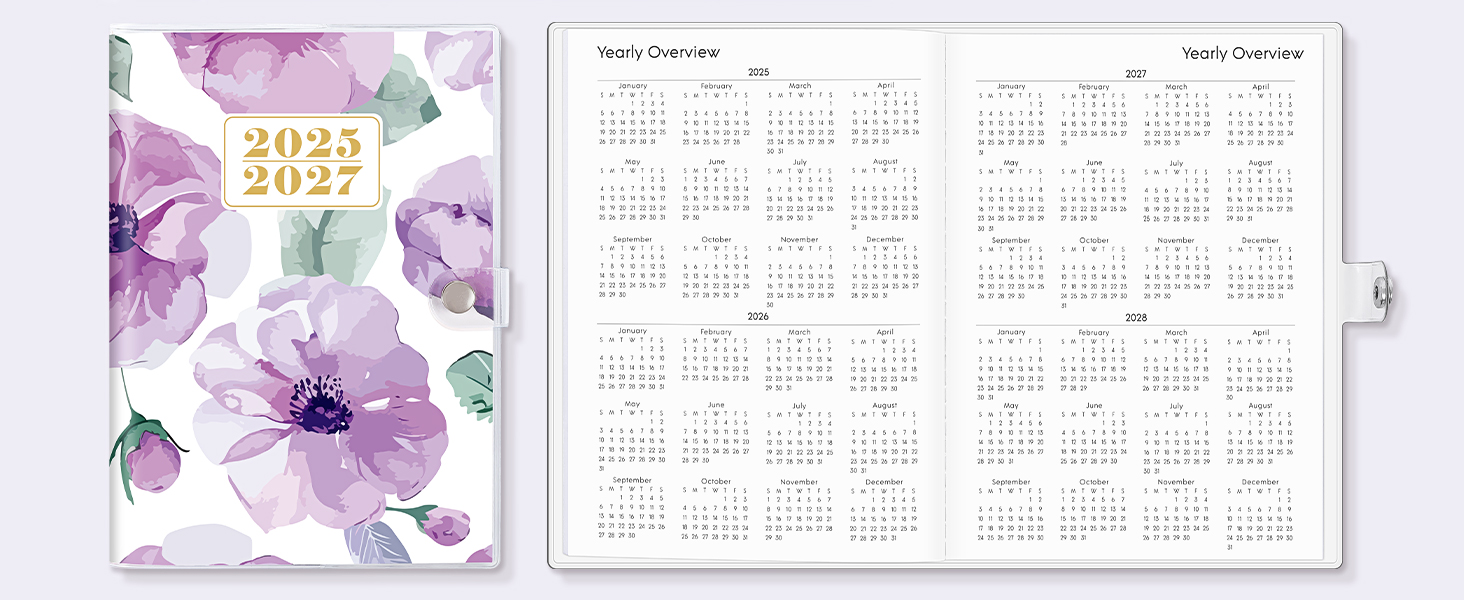 Monthly Planner 2025-2027, Monthly Calendar 2026 Planner