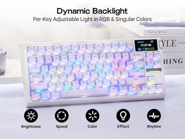 G84 PRO Mechanical Keyboard with Silicone Keycaps