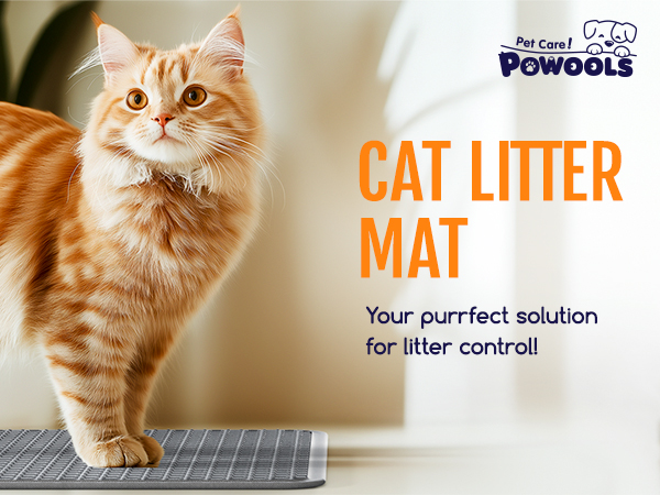 cat litter mat