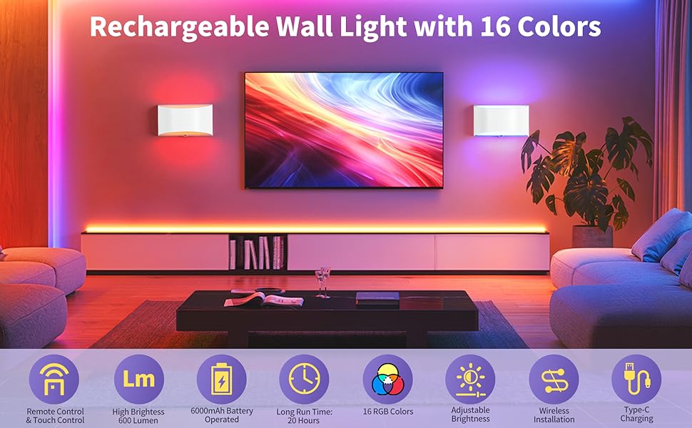 battery operated wall sconces