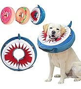 BEAUTYZOO Dog Cone Alternative After Surgery for Large Medium Small Dogs, Soft Inflatable Cone Co...