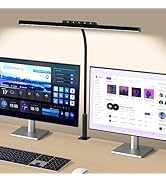 SEOUFRDZ Desk Lamp, 3 Colors Stepless Dimming LED Desk Lamps for Home Office Adjustable Memory De...
