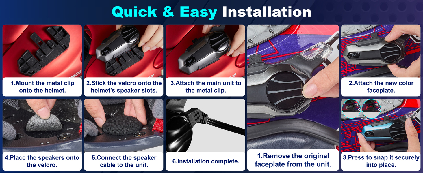 Motorcycle helmet headphones