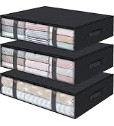 StorageRight Storage Bins Clothes Storage, Foldable Blanket Storage Bags, Under Bed Storage Conta...