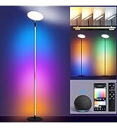 OUTON S1 Floor Lamp, 2-in-1 Smart RGBIC Corner Lamp &amp; 30W/3000LM Bright LED Torchiere Floor Lamp,...