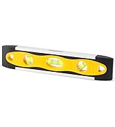 DOWELL Magnetic Level Shockproof Torpedo Level Box Spirit Level 9 Inch Top Vial Alloy Frame 180 9...