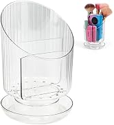 BQAN Nail Brush Holder, Acrylic Desk Organizer, Clear Professional Makeup Brush Storage for Nail ...