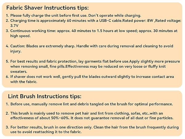 lint shaver tips