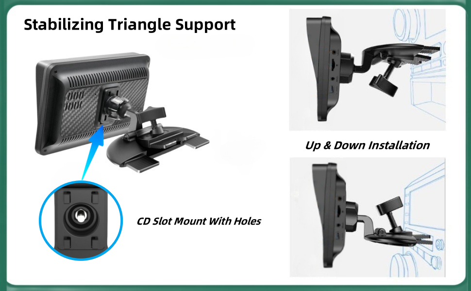 car play screen mount